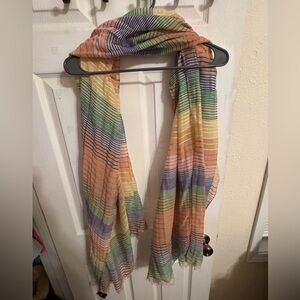 GAP Vibrant Striped Scarf in Multicolor